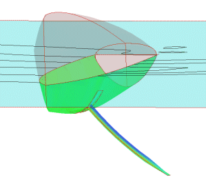 Calcul REVA : flotteur de trimaran avec foil