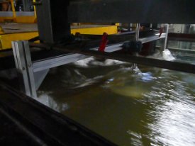 Essai en bassin d'hydrolienne