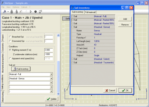 Sailing Conditions Manager